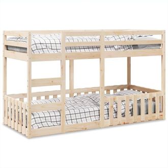 vidaXL Letto a Castello 80x200 cm in Legno Massello di Pino - Vidaxl