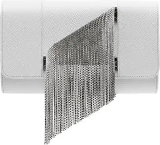 Perrin Paris LEiffel Clutch Cascade in White /Strass at Nordstrom