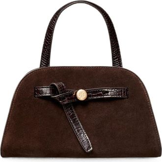 Tory Burch Tory Burch Romy kleine su&egrave;de leren Boston-tas