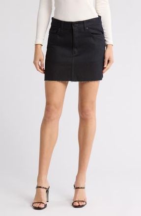 DL1961 Alma Fray Denim Miniskirt in Eternity at Nordstrom Rack, Size 27