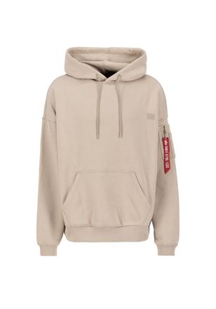 Alpha Industries Hoodie ALPHA INDUSTRIES Alpha Essentials RL Hoodie, Herren, Gr. XXL, beige (vintage sand), Obermaterial: 70% Baumwolle, 30% Polyester, normal, Sweatsh