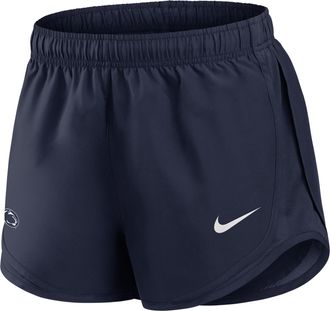 Nike Penn State Tempo Nike Womens Dri-FIT College Shorts in Blue | 04PK41SPSN-FN8