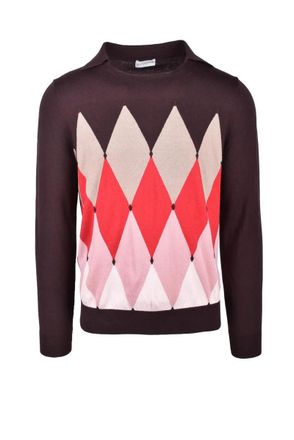 Ballantyne Classic Argyle Pattern Sweater by Ballantyne