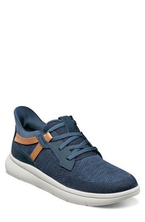 Florsheim Fleet Knit Elastic Sneaker in Navy Multi at Nordstrom, Size 11.5