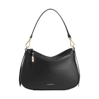Coccinelle Medium Shoulder Bag - Dames - Schoudertassen - Zwart - ONE Size - Leer - Tassen