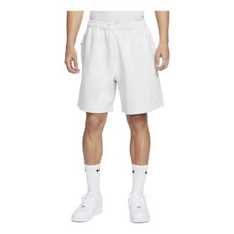 Nike Solo Swoosh Fleece Shorts Birch Heather DV3055-051