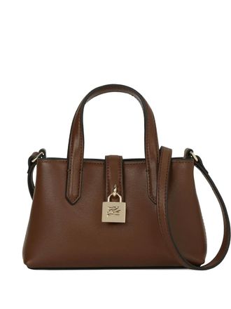 Karl Lagerfeld K/Autograph mini bag - women - Leather - One Size - Brown