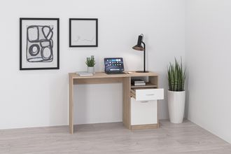 FMD Schreibtisch »Jackson« Bürotisch mit 1 Schubkasten und 1 Tür, 123 cm breit