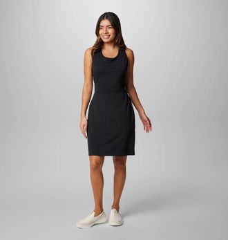 Columbia PFG Tidal Dress Small Black Crisscross Back Scoop Neck KFC625