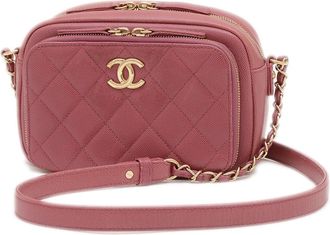 Chanel Grained Calfskin Shoulder Bag (Pre-Owned)