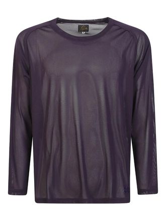 Needles mesh long-sleeved T-shirt - Purple