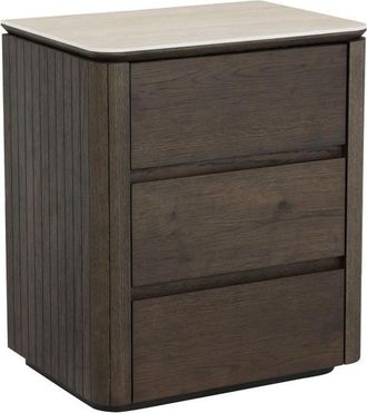 Richmond Interiors Keramik Design Nachttisch Ritz 65 x 55 cm