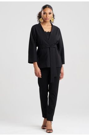 Natori Compact Knit Jacket in Black at Nordstrom, Size X-Small