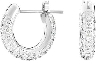 Swarovski Dextera Pav&eacute; Oorringen - Dames - Accessoires - Grijs - Maat: ONE Size