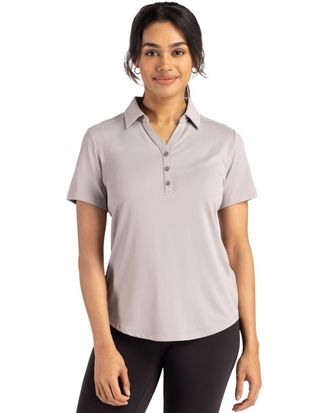 Cutter & Buck Forge Eco Stretch Recycled Womens Short Sleeve Polo
