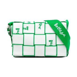 Bottega Veneta Pre-owned Maxi Intrecciato Canvas Webbing Cassette - Dames - Pre-owned - Veelkleurig - Maat: ONE Size