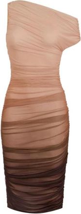Elisabetta Franchi Party Jurken - Dames - Feestkleedjes - Bruin - M - Kleedjes