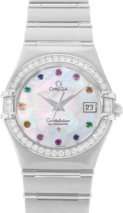 Omega Pre-owned Omega Constellation Automatic Diamond Ladies Watch 1499.79.00