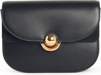 Furla Sfera Black Leather Crossbody Bag