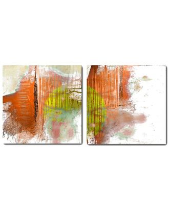 Ready2HangArt Abstract Spa III 2pc Wrapped Canvas Wall Art by Tristan Scott