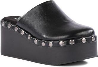 BC Footwear Just This Once Faux Leather Clog in Black at Nordstrom, Size 10