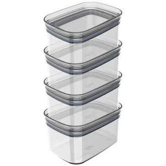 Ou Airtight Clear Stackable Food Storage Container Set with Leak Proof Lid at Nordstrom