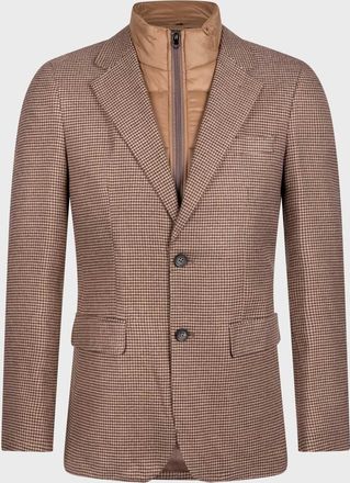 19V69 19V69 Mens Jacket Matteo Brown - Size EU 48 (Mens)
