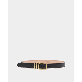 Bally Orson 25 mm Belt in Leather in Black at Nordstrom, Size 105