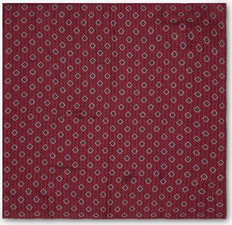 Brunello Cucinelli Seideneinstecktuch mit Rautenmotiven