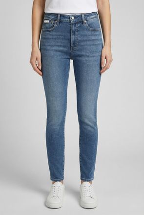 Calvin Klein Jeans High-waist-Jeans CALVIN KLEIN JEANS, Damen, Gr. 25, L&auml;nge 32, vintage avenue, Denim/Jeans, Obermaterial: 80% Baumwolle, 12% Polyester, 6% Elastomultie