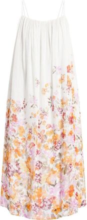 Aje Boeri midi dress - women - Linen/Flax/Silk - 16 - White