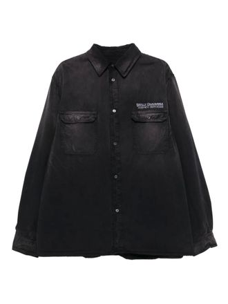 Willy Chavarria Corcoran shirt - unisex - Cotton - L - Black