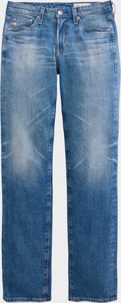 AG - Adriano Goldschmied Sandra Low-Rise Slim Straight Jeans
