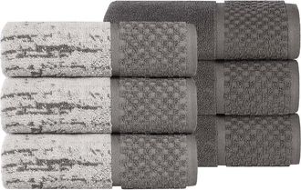 Superior Lodi Cotton 6Pc Hand Towel Set