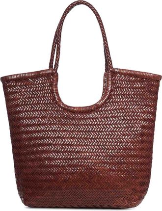 Dragon Diffusion Ns Diagonal Leather Tote Bag