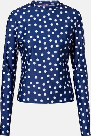 Jean Paul Gaultier Polka-dot jersey top
