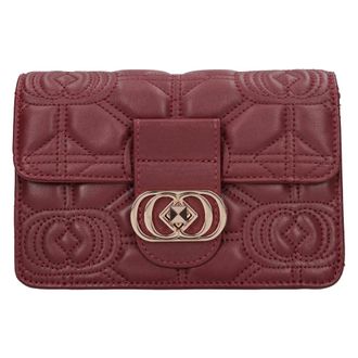 La Carrie Tassen, Dames, Rood, ONE Size, Leer, Mini leren tas