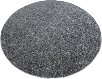 RugsX Rugsx - Alfombra Moderna Y Lavable Ildo 71181070 Circulo Antracita Gris Grey Circulo 200 Cm