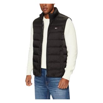 Tommy Jeans Waistcoats, male, Black, L, TJM LT Down Ext Vest