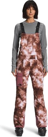 The North Face Mens The North Face Freedom Snow Bib Brown Snow Dye Waterproof KFC540