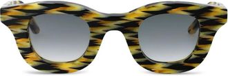 Thierry Lasry Occhiali da sole geometrici - Giallo