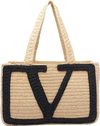 Valentino Garavani Viva Superstar Crochet Tote Bag
