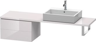 Duravit Armario Consola Bajo L-cube 620x477x400mm Blanco Lila Brillante