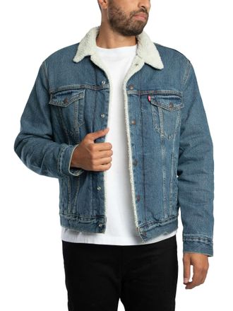 Levi's Type 3 Sherpa Trucker Jacket, Blauw