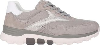 Gabor Rollende Sneaker - Grijs - Dames - Sneakers - Grijs - 43 EU - Leer - Schoenen