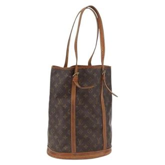 Louis Vuitton Pre-owned Bucket Bags, female, Brown, Size: ONE SIZE Pre-owned Bucket Bag
