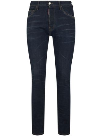 Dsquared2 mid-rise skinny jeans - men - Cotton/Elastane/Polyester/Cotton - 54 - Blue