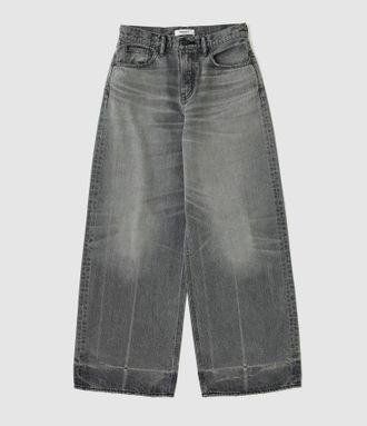 Moussy Vintage Jean Mv Paseo Super Wide Pants Light Black