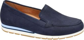 Gabor Schoenen, Dames, Blauw, 36 EU, Leer, Optifit Loafer