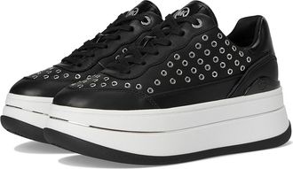 Michael Kors Hayes Lace Up Womens Shoes Black 2 : 9.5 M, Synthetic